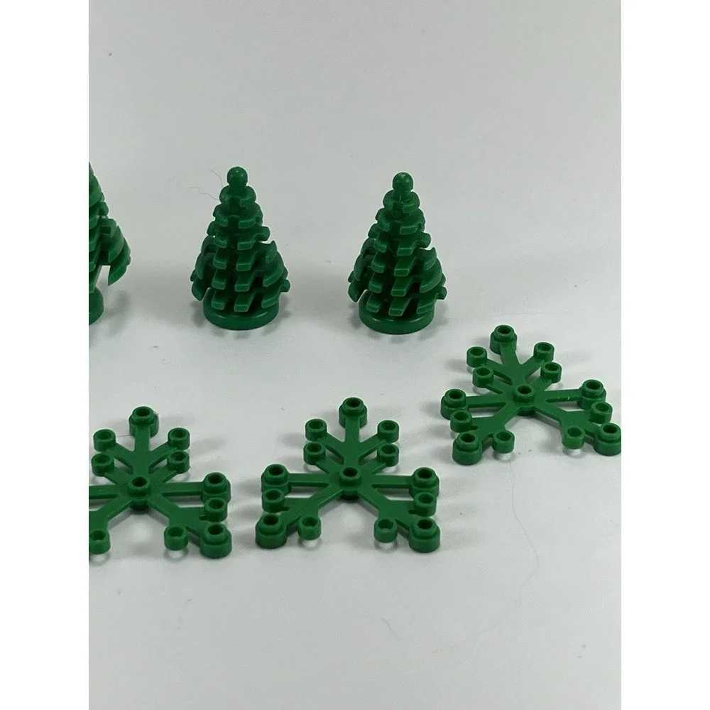 Vintage Lego Green Trees Leaves Pines Town City‎ Round Triangle Replacements
